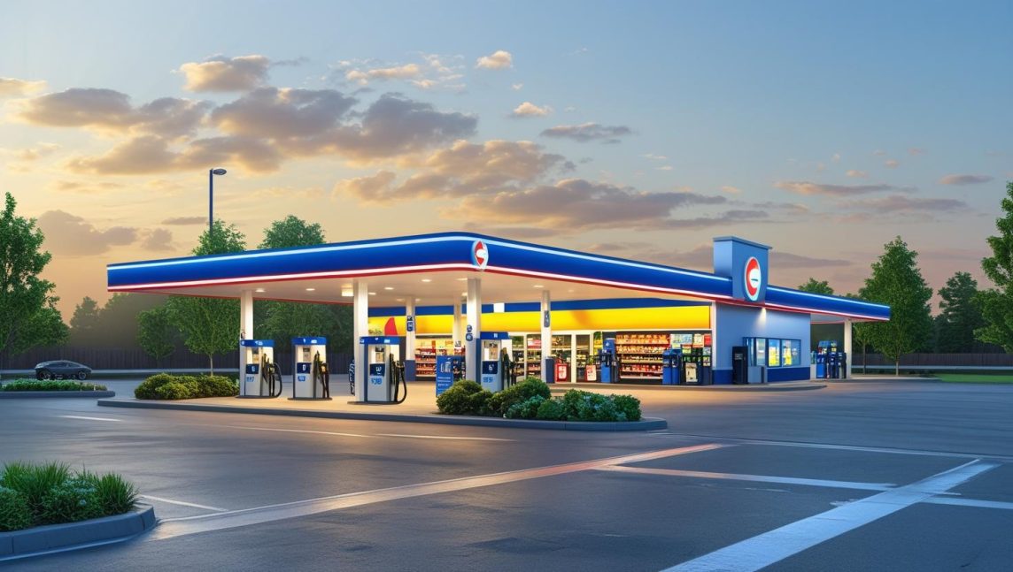 gas station customers